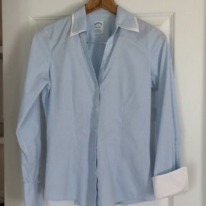 Brooks Brothers Non-Iron Cotton Shirt-French Cuffs